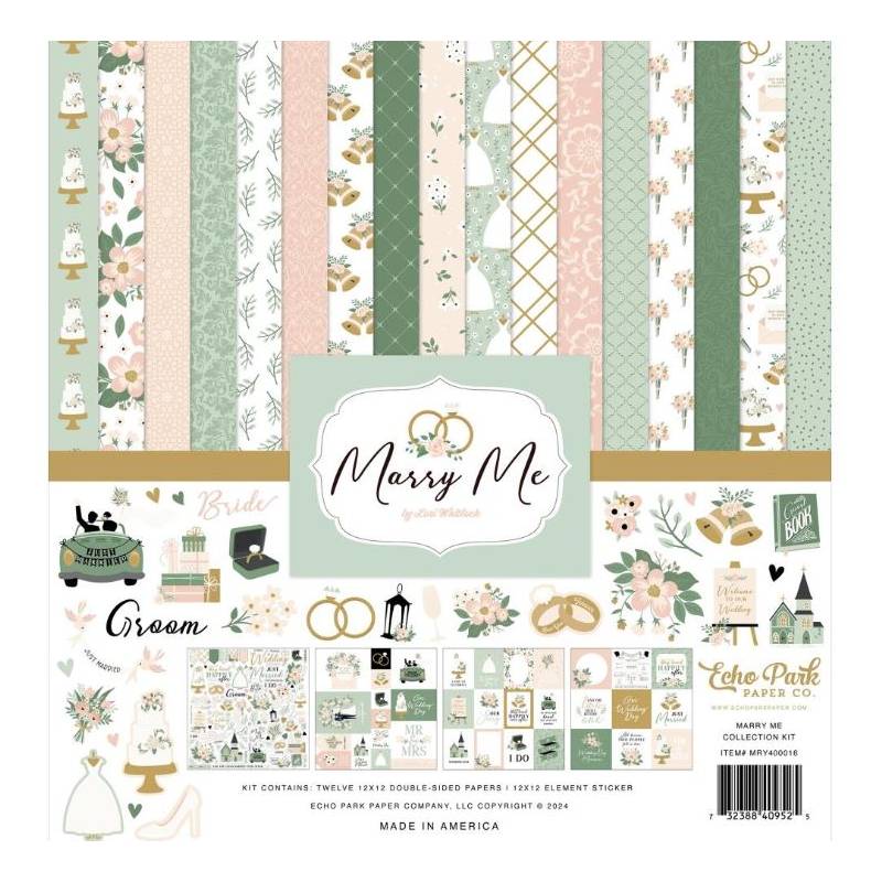 Pack 30x30 - Echo Park - Marry me