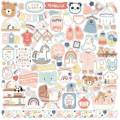 Stickers 30.5 x 30.5 - Echo Park - Baby on Board - Fille