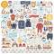 Stickers 30.5 x 30.5 - Echo Park - Baby on Board - Garçon