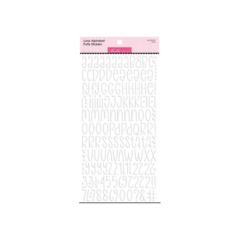 Alphabet Luna Puffy - Blanc
