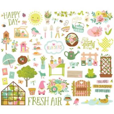 Die Cuts - Simple Stories - Tea Garden