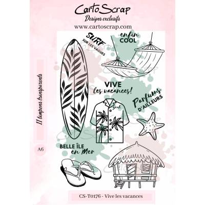 Tampons CartoScrap - Vive les vacances
