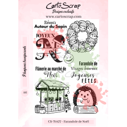Tampons CartoScrap - Farandole de Noël