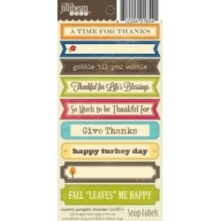 Stickers Soup labels - Country Pumpkin Chowder