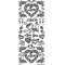 Stickers Peel-off - Coeurs Love - Or