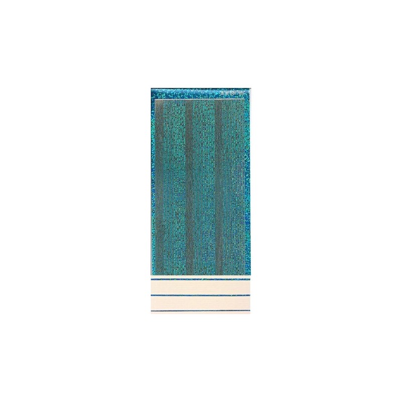 Stickers Peel-off - Lignes droites - Bleu Diamant