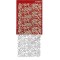 Stickers Peel-off - Fleurs & Coccinelle - Rouge Diamant