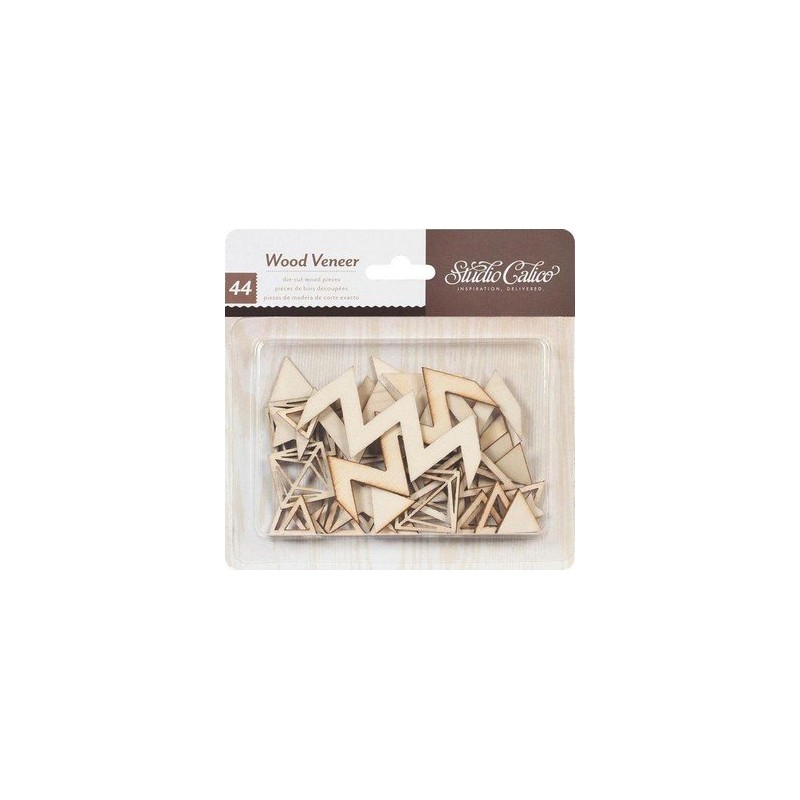 Wood Veneer - Triangles & Diamonds