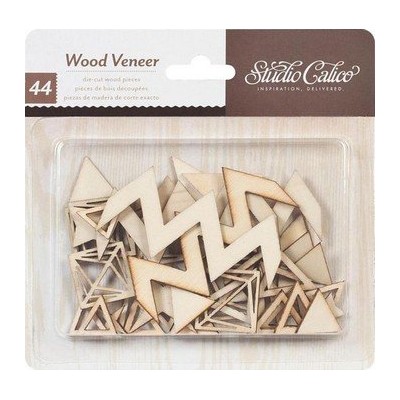 Wood Veneer - Triangles & Diamonds