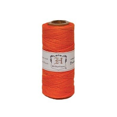 Ficelle de bambou - Orange Neon (bobine)