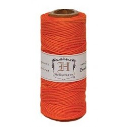 Ficelle de bambou - Orange Neon (bobine)