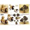 Image Carterie 3D - Chiots & Canards en bois