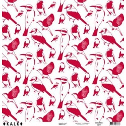 Papier KALK - Oiseau Rouge