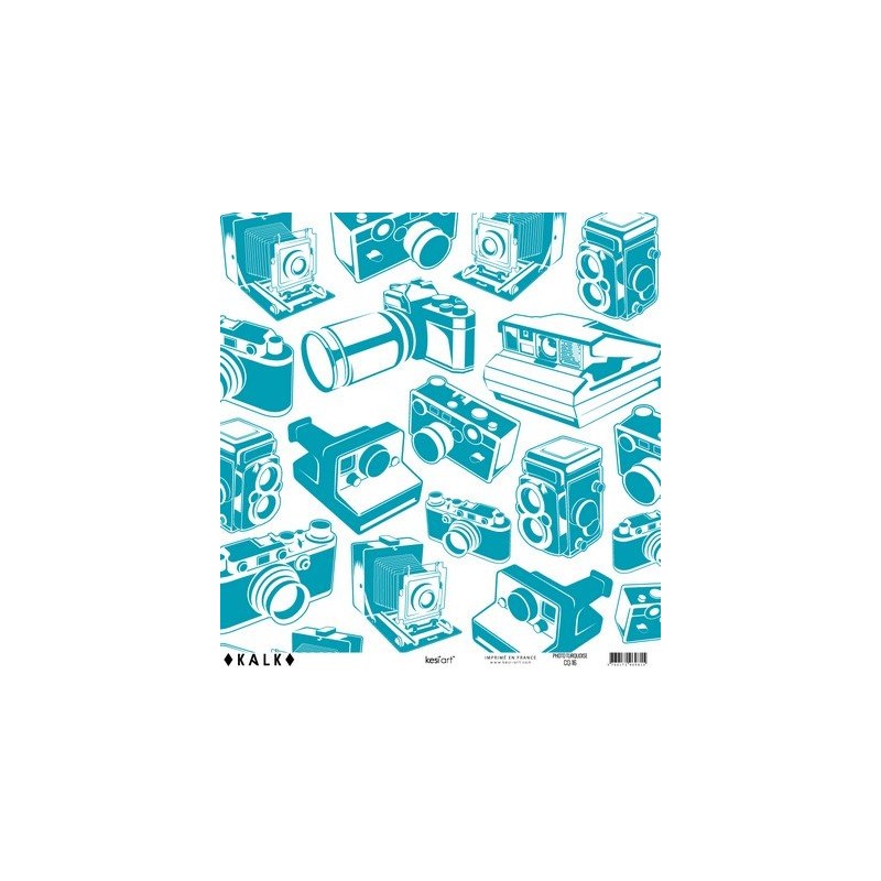 Papier KALK - Photo Turquoise