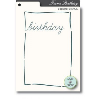 Pochoir MemoryBox - Birthday