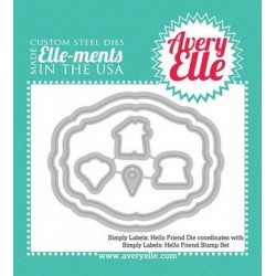 Die Avery Elle - Simply Labels Hello Friend