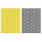 Set de 2 pochoirs de gaufrage Lifestyle Crafts - Honeycomb