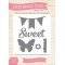 Die Echo Park - Designer Dies - Sweet, Butterfly, Banner Die