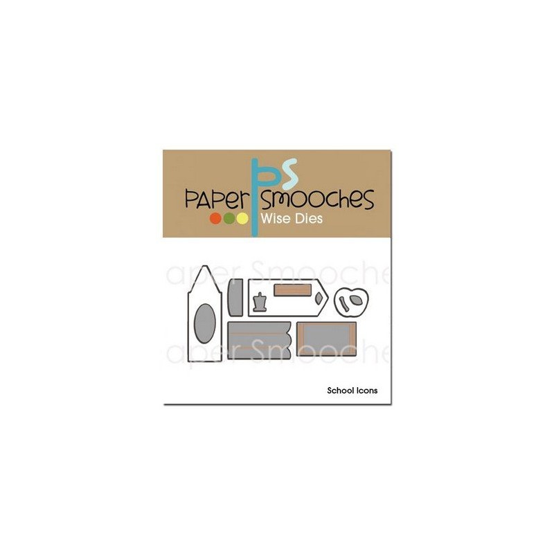 Die PaperSmooches - Scool Icons