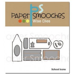 Die PaperSmooches - Scool Icons