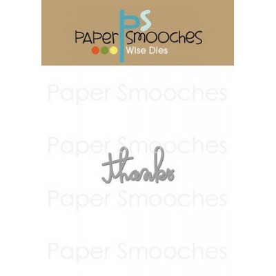 Die PaperSmooches - Thanks Word