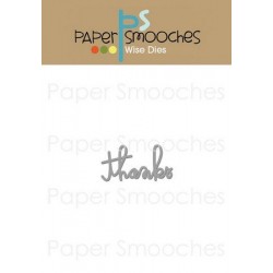 Die PaperSmooches - Thanks Word