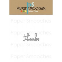 Die PaperSmooches - Thanks Word