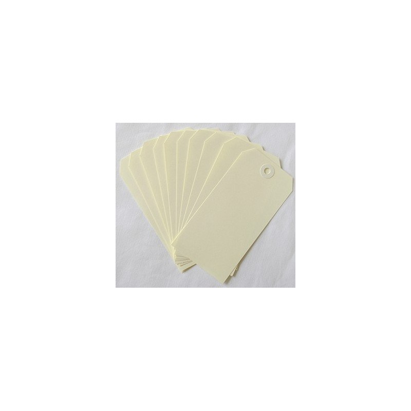 Etiquettes américaines 6x12 cm - Beige (Lot de 10)