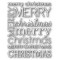 Die Poppystamps - Merry Christmas Background