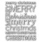 Die Poppystamps - Merry Christmas Background