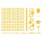 Plaques pour Letterpress - Bubbly