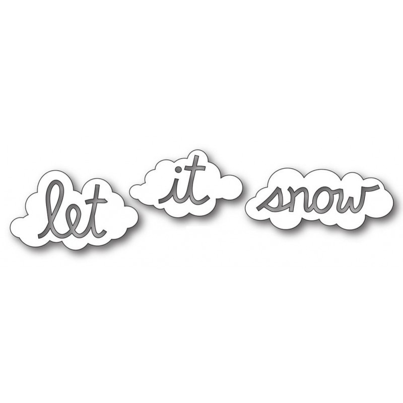 Die Memory Box - Let It Snow Clouds