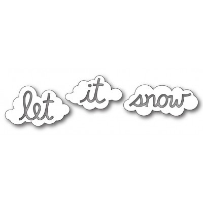 Die Memory Box - Let It Snow Clouds