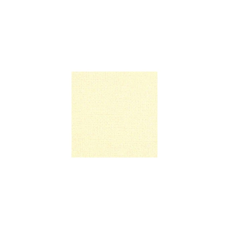 Cardstock texturé canvas - Coloris Crème
