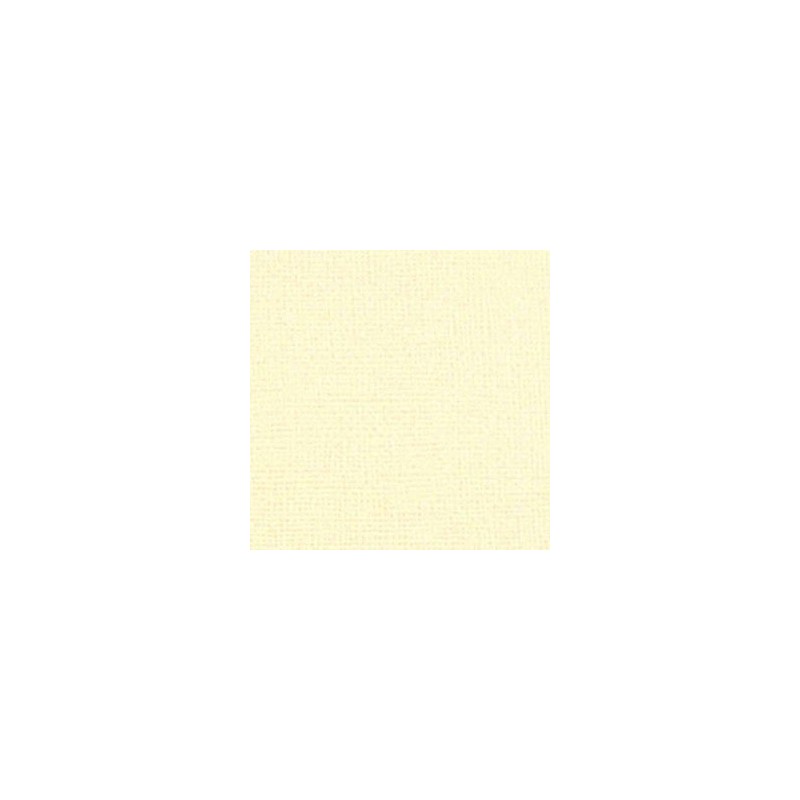 Cardstock texturé canvas - Coloris Crème