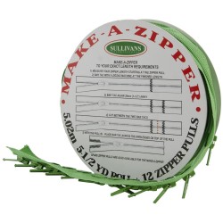 Rouleau de fermeture zippée - Vert Moyen