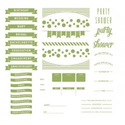 Plaques pour Letterpress - Floral Invite