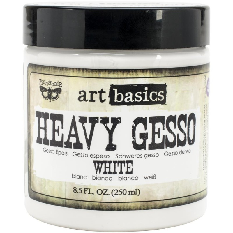 Gesso épais Blanc - Heavy Gesso - Art Basics (250 mL)