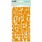 Alphabet Press Kesi'Art - Orange