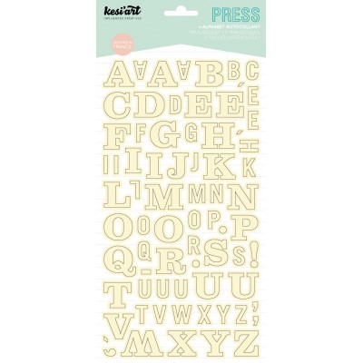 Alphabet Press Kesi'Art - Ecru