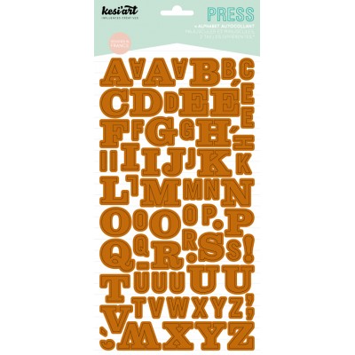 Alphabet Press Kesi'Art - Camel