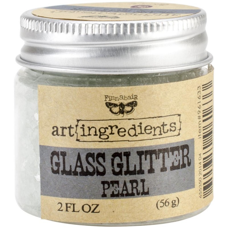 Glass Glitter - Art Ingredients - Pearl