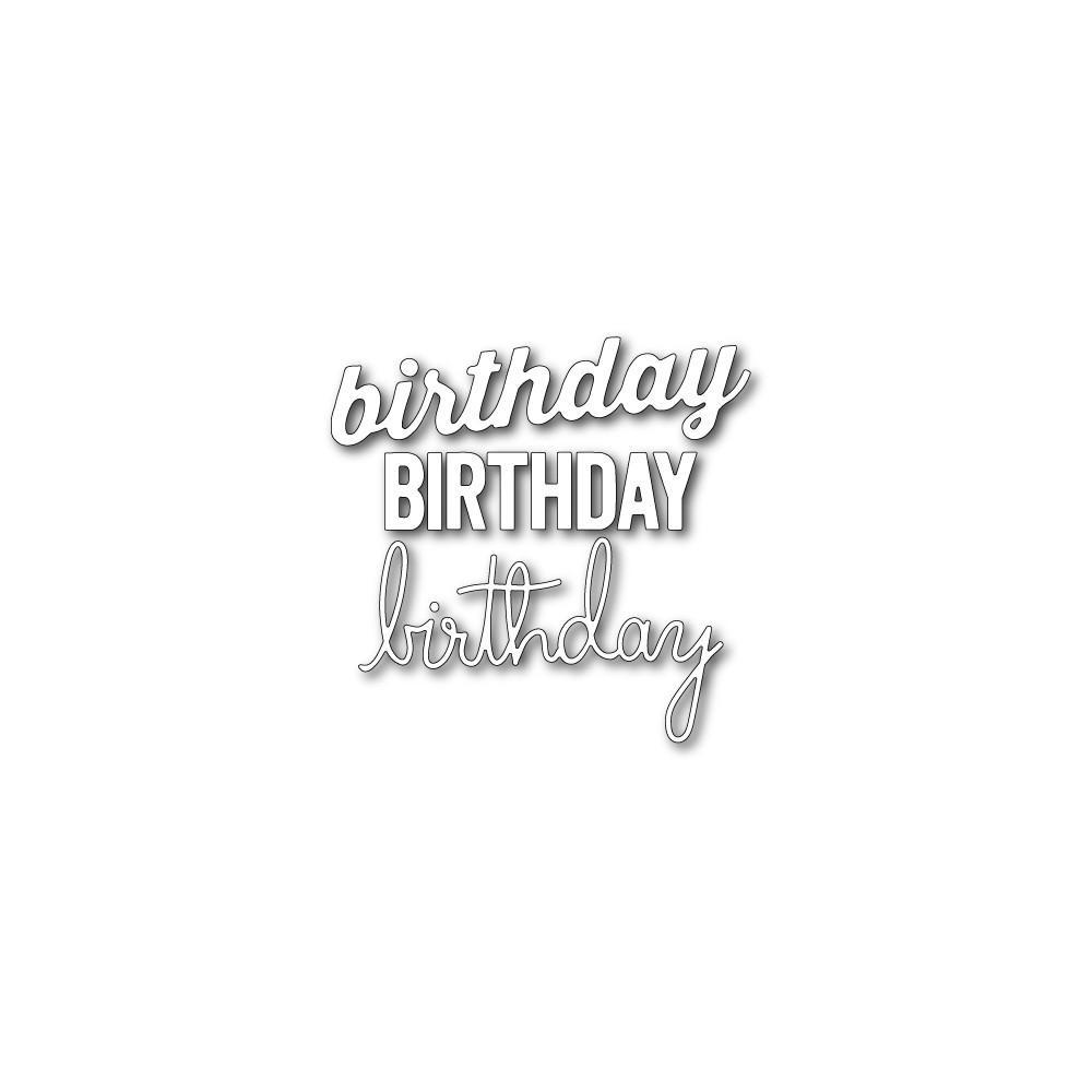 Die Memory Box Open Studio Best Birthday Ever