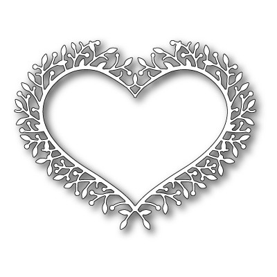 Die Poppystamps - Woodland Heart Frame