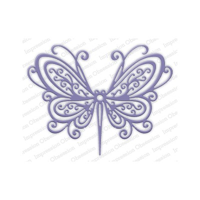 Die Impression Obsession - Open Scroll Butterfly