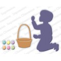 Die Impression Obsession - Boy with Easter Basket