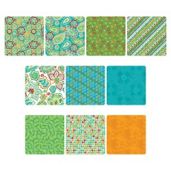 Assortiment de coupons 45x53 cm - Kassita (10 pièces)