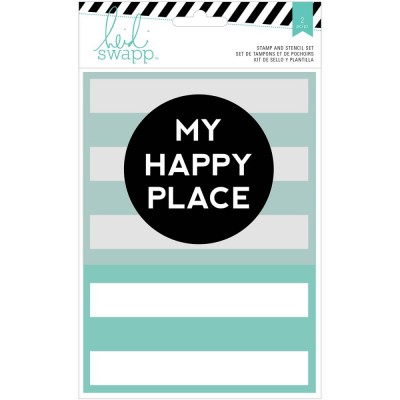 Pochoir & Tampon Heidi Swapp - My Happy Place